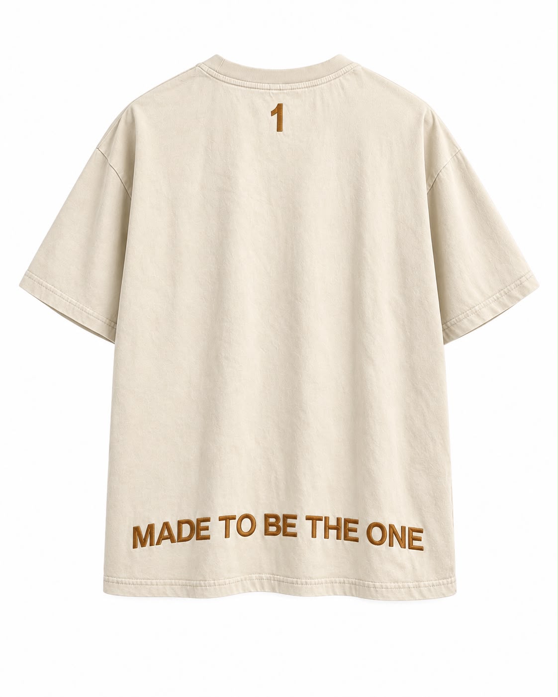 STONE — T-Shirt (Taupe Acid Wash)