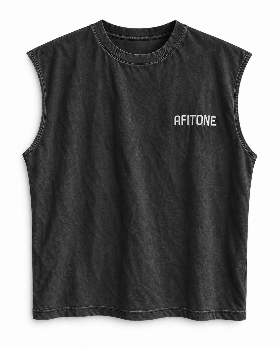 CORE — Tank Top (Charcoal Acid Wash)