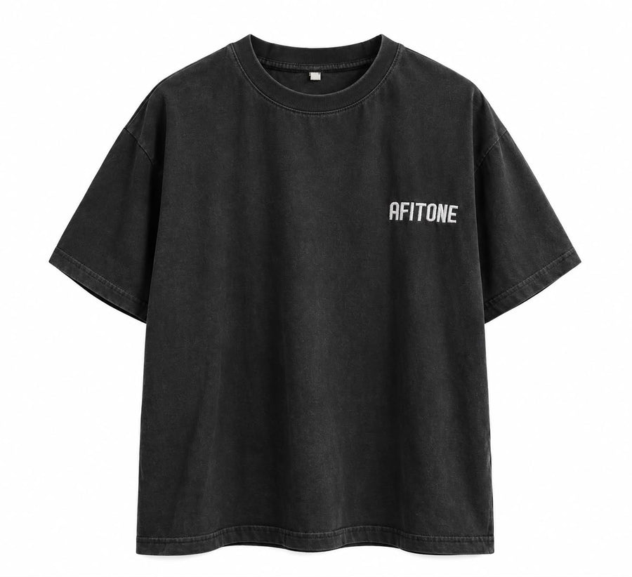 CARBON — T-Shirt (Charcoal Acid Wash)