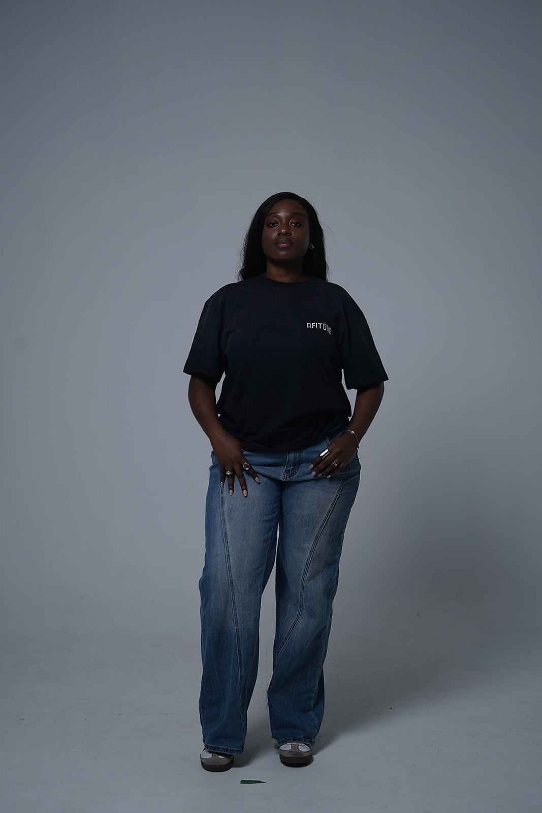Carbon — Charcoal T-Shirt, front view