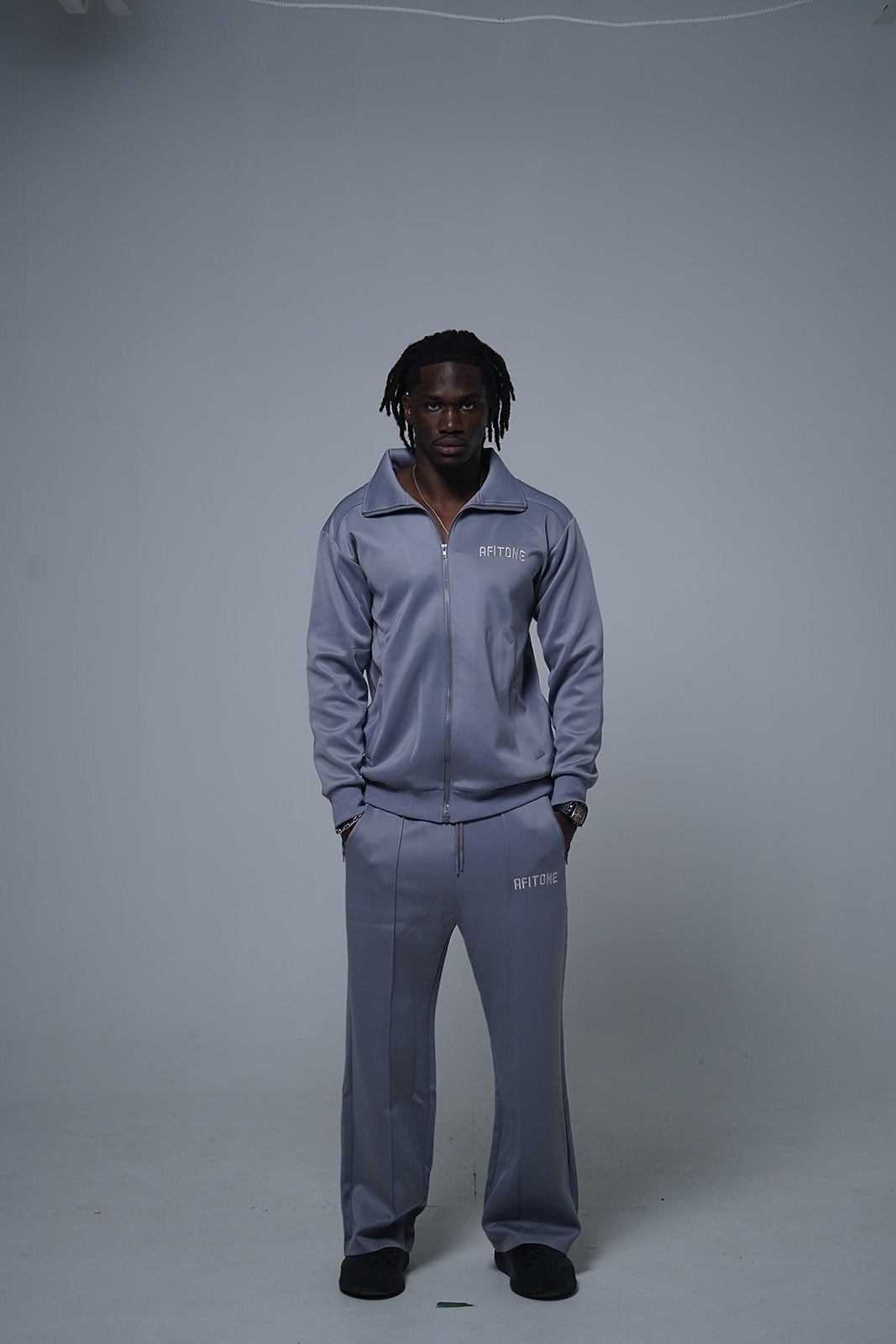 Steel — Light Grey Tracksuit, alternate view